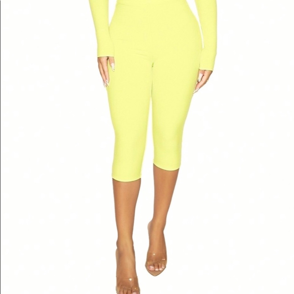 Naked Wardrobe Lime Leggings - Brand New - Sz XL